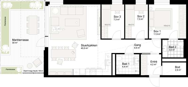 Plantegning 1
